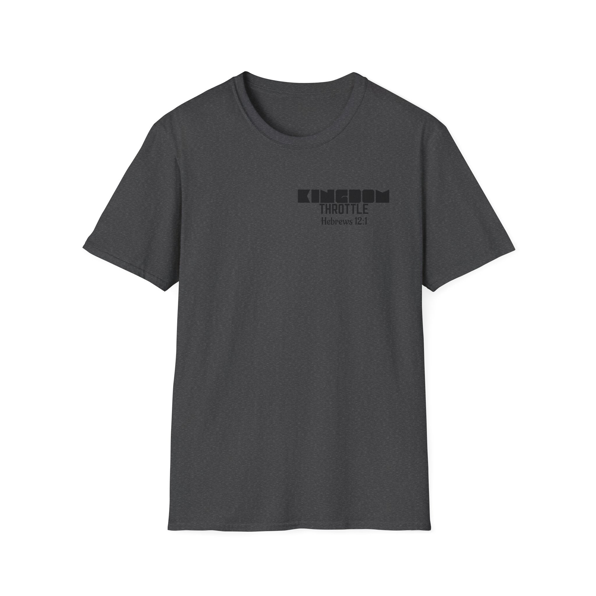 Hebrews 12:1 T-Shirt — "Wear Your Drive, Fuel Your Faith"