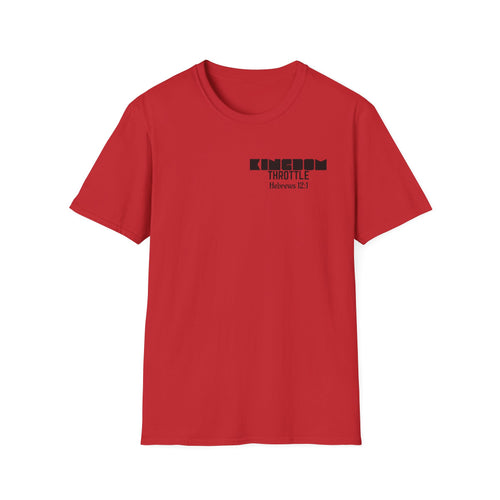 Hebrews 12:1 T-Shirt — "Wear Your Drive, Fuel Your Faith"
