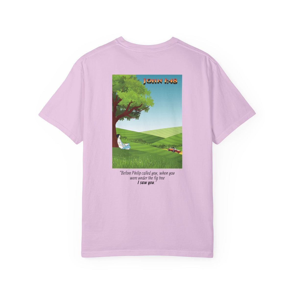 John 1:48 Car Enthusiast T-Shirt — "I Saw You"