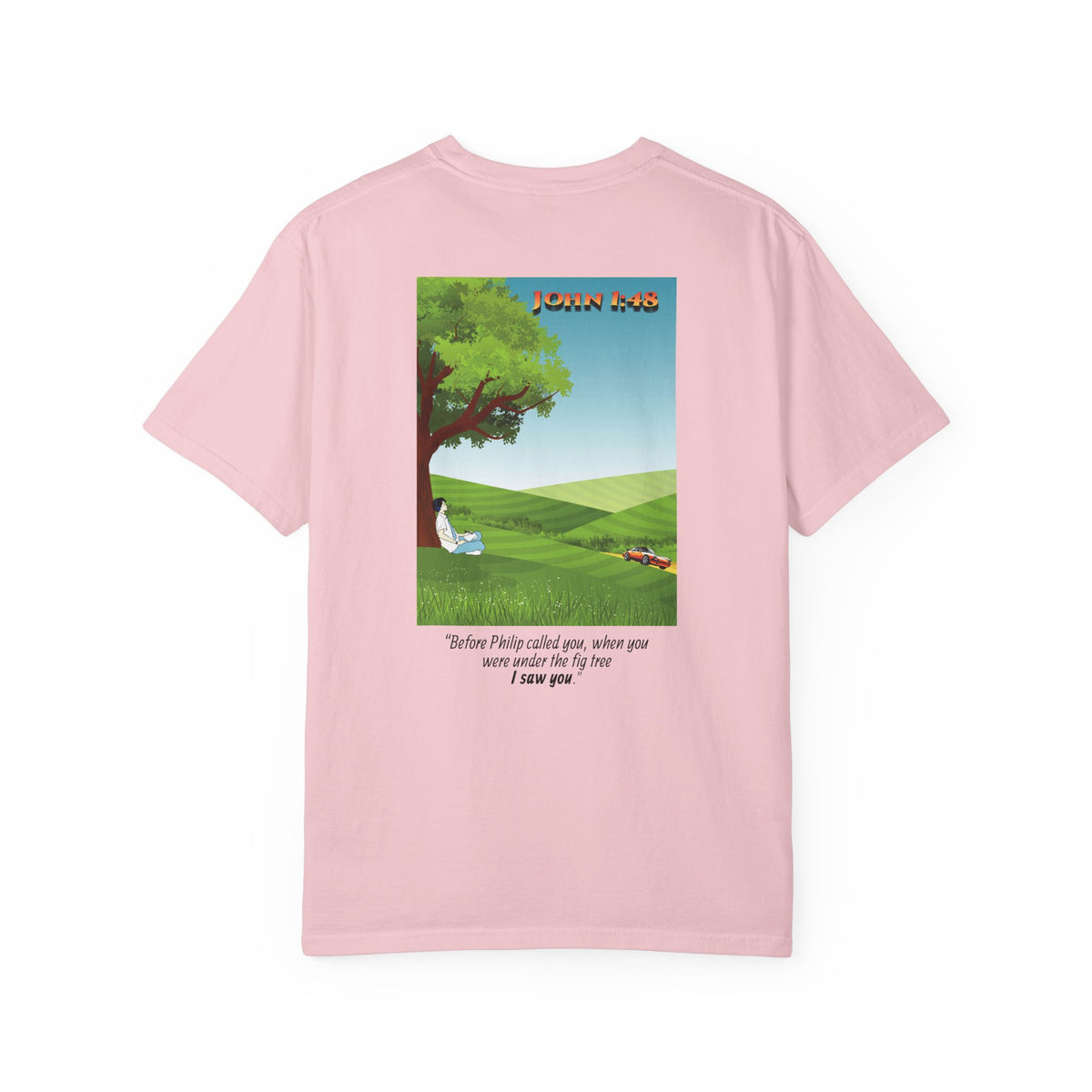 John 1:48 Car Enthusiast T-Shirt — "I Saw You"
