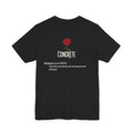 Concrete Rose T-Shirt | Minimal Rose Graphic, Typography Tee